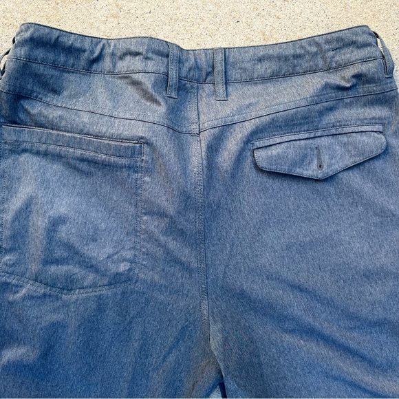 Men's Roark Shorts Gray Solid Flat Front 36 Zip Surf Summer Beach Outdoor Hike - Picture 11 of 14